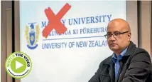  ?? PHOTO: WARWICK SMITH/FAIRFAX NZ ?? Massey University lecturer Steve Elers wants to discuss a name change for the college.