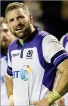  ??  ?? PROUD CAPTAIN: John Barclay praised Scotland’s skill levels