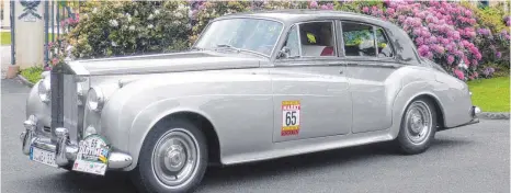  ?? FOTO: HELMERS ?? Rolls-Royce Silver Cloud II von Astrid Helmers wird ebenfalls in Ehingen zu bewundern sein.