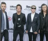  ??  ?? MEGASTARS: One Direction are taking an open-ended break after a hugely succesful career.