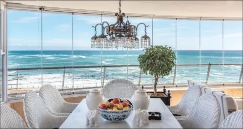  ?? PICTURE: PAM GOLDING PROPERTIES ?? This four-bedroom Mouille Point apartment, with great sea views, is ideal as a holiday apartment.