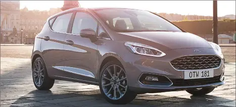  ??  ?? The latest, eighth generation Ford Fiesta comes in STLine trim and is both longer and wider