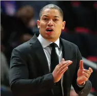  ??  ?? New Los Angeles Clippers Coach Tyronn Lue said in an interview with The Associated Press that he wants to follow predecesso­r Doc Rivers’ footsteps in being a voice for change.
(AP file photo)