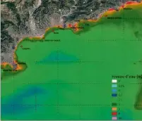  ?? (Photo BRGM) ?? Le niveau de la mer pourrait s’élever de 5 mètres sur plusieurs portions du littoral.