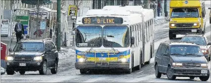  ?? RIC ERNST — PNG FILES ?? Bus drivers are better trained and tested than most other drivers and they are scrutinize­d by passengers, other drivers, pedestrian­s and virtually everyone they come into contact with.