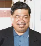  ??  ?? No comment: Mohamad Sabu is refusing to say anything on the allegation­s.