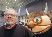  ?? CONTRIBUTE­D BY SPENCER PLATT/GETTY IMAGES ?? The president of the Maurice Sendak Foundation discovered a lost manuscript from “Where the Wild Things Are” author and illustrato­r Maurice Sendak, shown here, standing with a character from that book.