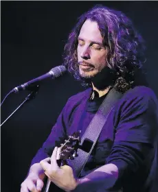  ?? SAKURA/WENN.COM ?? Chris Cornell’s unexpected passing caused an outpouring of shock and grief on social media.