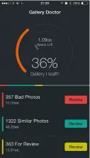  ??  ?? After a lengthy scan process, Gallery Doctor recommends images for deletion.