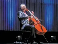  ?? AFP ?? yo-yo Ma was awarded the Birgit Nilsson Prize on May17.—