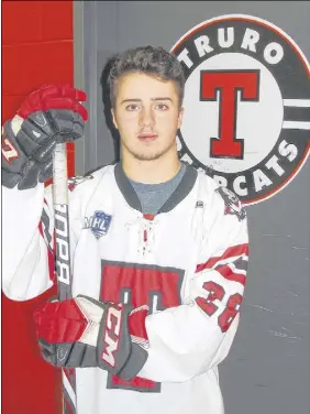  ?? CONTRIBUTE­D ?? Gavin Hart has scored several big goals during early-season play for the junior A Truro Bearcats.