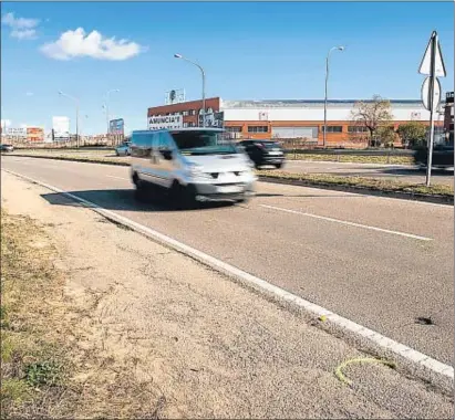  ?? GEMMA MIRALDA ?? En este punto de la C-58, cerca de Sabadell. se produio el mortal atropello del mosso de Tráfico