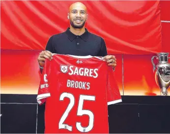  ?? ?? Brooks terminou contrato com o Wolfsburgo e vai envergar o 25 durante um ano