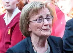  ??  ?? TRAGIC LOSSES: Ann Lenihan at son Brian Jnr’s funeral