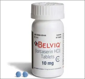  ?? EISAI VIA AP ?? This undated image provided by Eisai in August 2018 shows the company’s Belviq medication. For the first time, a study found that a drug can help people lose weight and keep it off for several years without raising their risk for heart problems.