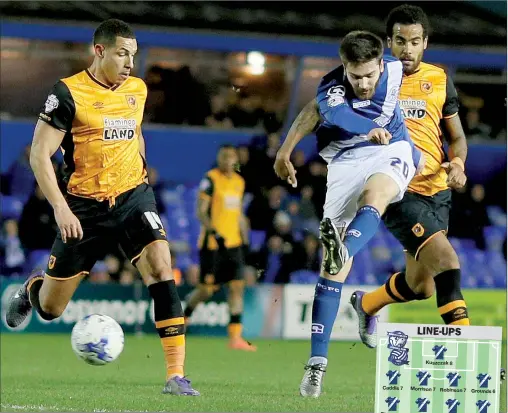  ?? PICTURES: Action Images ?? JON THE DON: Birmingham’s Jon Toral scores the winner to down Hull