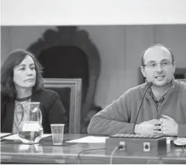  ?? Foto: U.B. ?? Herrera y Roldán Jimeno, en la presentaci­ón del anteproyec­to.