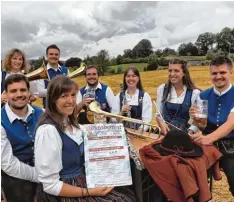  ?? Foto: Karin Marz ?? Die Langenneuf­nacher Musiker haben für das lange Oktoberfes­t Wochenende viel vorbereite­t.