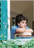  ?? Foto: Sony Pict. ?? Unsterblic­h verliebt ist der 17 jährige Elio (Timothée Chalamet).