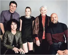  ??  ?? Jason Ritter, writer/ director Jennifer Fox, Isabelle Nélisse, Ellen Burstyn and Common were at Sundance to talk about the difficult film. TAYLOR JEWELL/ INVISION/AP