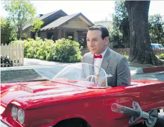  ?? GLEN WILSON/NETFLIX ?? In post-production for Pee-wee’s Big Holiday, artists digitally retouched Paul Reubens’s face to turn back the clock. It’s called beauty work, and it has been around for more than a decade.