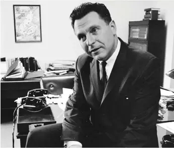  ?? Library and Archives Canada photo ?? Allan J. MacEachen, father of Medicare in 1966, a signature Canadian achievemen­t.