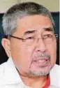  ??  ?? Datuk Seri Ahmad Bashah Md Hanipah