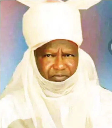  ??  ?? The new Emir of Nasarawa, Alhaji Ibrahim Usman Jibril