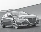  ??  ?? The redesigned 2019 Altima.