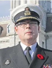  ?? STEPH CROSIER / KINGSTON WHIG-STANDARD / POSTMEDIA NETWORK FILES ?? The RCMP claims former vice-admiral Mark Norman leaked informatio­n on Liberal plans to shipbuilde­rs.