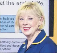  ??  ?? ●●Fiona Murphy MBE, associate director of nursing at Pennine Acute NHS Trust