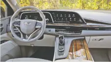  ??  ?? What's not to like about the Escalade's stylish dashboard?