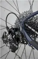  ??  ?? Below The 11-42 cassette is typical on 1x setups Bottom SRAM Apex 1x is joined by an FSA chainset