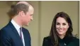  ?? Foto: dpa ?? Der britische Prinz William und seine Frau, Herzogin Kate.