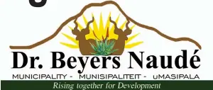  ??  ?? The new logo and slogan of the Dr Beyers Naude Local Municipali­ty.
