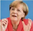  ?? Foto: dpa ?? Bundeskanz­lerin Angela Merkel steht unter Druck.