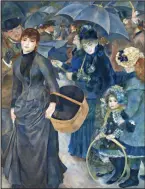  ??  ?? Disputed: Renoir’s The Umbrellas