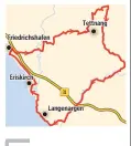  ??  ?? Eine genaue Beschreibu­ng dieser Tour mit detaillier­ter Karte und GPS-Daten gibt es in dem BikelineRa­dtourenbuc­h „Bodensee-Allgäu – die schönsten Radtouren zwischen Konstanz und Kempten“,das im Verlag Esterbauer erschienen ist und 12,90 Euro kostet.