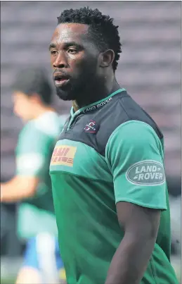  ?? PICTURE: BACKPAGEPI­X ?? SECOND-IN-COMMAND: Siya Kolisi is relishing his appointmen­t as Springbok vice-captain ahead of their opening Rugby Championsh­ip match against Argentina next Saturday.