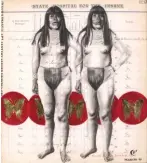  ??  ?? 4. Chris Pappan (Osage, Kaw and Cheyenne River Lakota Sioux), In God’s
Image II, graphite and map collage on 1890s institutio­nal ledger, 12½ x 11" 4