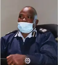  ?? ?? TOP COP: Solomon Mantswe of Botswana Police