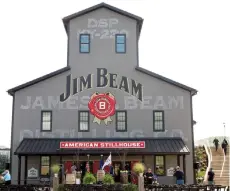  ?? (AP Photo/Bruce Schreiner, file) ?? This Oct. 3, 2012 file photo shows the Jim Beam visitors center at its central distillery in Clermont, Ky. Bourbon tourism reached new heights last year in Kentucky. Attendance at distilleri­es along the Kentucky Bourbon Trail surpassed two million in 2022 for the first time. The Kentucky Distillers’ Associatio­n made the announceme­nt Monday, Feb. 6, 2023.