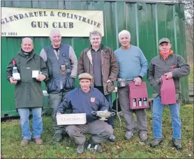  ??  ?? Glendaruel and Colintraiv­e Gun Club winners.