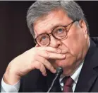  ?? JACK GRUBER/USA TODAY ?? William Barr repeatedly asserted that the report didn’t establish that a crime was committed.