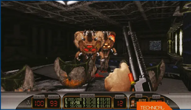  ??  ?? » [PC] (Top) Duke Nukem 3D become such an important Buildgame, many later games used a modified version of it.