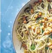  ??  ?? Linguine With Crisp Chickpeas and Rosemary. Julia Gartland, for © The New York Times Co.