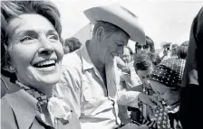  ?? Theresa Zabala, © The New York Times Co. ?? “The Reagans,” a new Showtime docu- series, presents Ronald Reagan as an early practition­er of dog- whistle politics — but some historians and journalist­s disagree with that position.