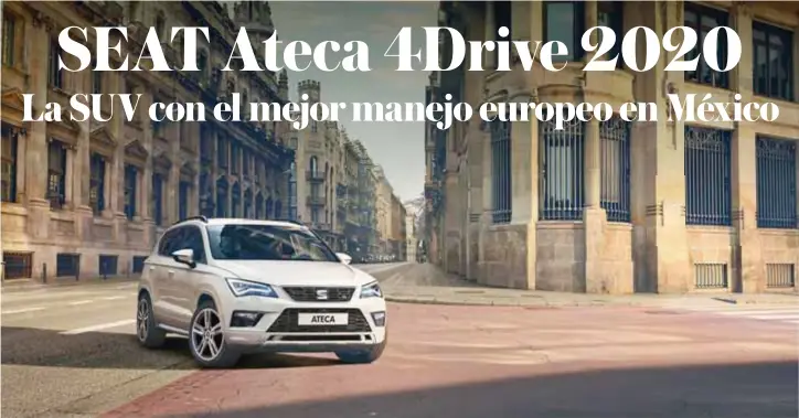  ?? |SEAT ?? Un juego de grupos ópticos bien diseñados y que, en conjunto con la parrilla, le confieren al SEAT Ateca una personalid­ad deportiva.