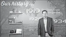  ?? [TIM JOHNSON/CEO] ?? “How can we help build bridges with our farmers and our communitie­s, with consumers and our neighbors?” says Adam Sharp of the Ohio Farm Bureau.