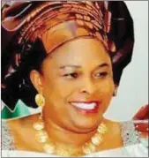  ??  ?? First Lady Patience Dame Jonathan